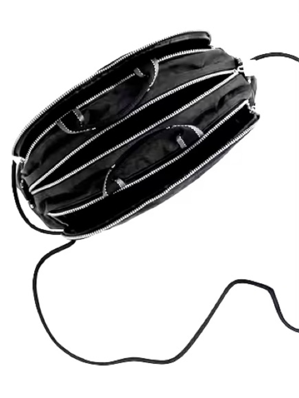 TOUS Kaos Catri Baby / All Purpose Shoulder Bag in Anthracite-Black - Picture 5 of 11